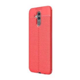 Gpack MHR2400336156 Huawei Mate 20 Lite Niss Deri Görünümlü Silikon Cep Telefonu Kılıf