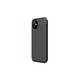 Gpack MHR2451101274 Apple Iphone 11 Pro Niss Deri Görünümlü Silikon Cep Telefonu Kılıf