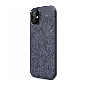 Gpack MHR2451101274 Apple Iphone 11 Pro Niss Deri Görünümlü Silikon Cep Telefonu Kılıf