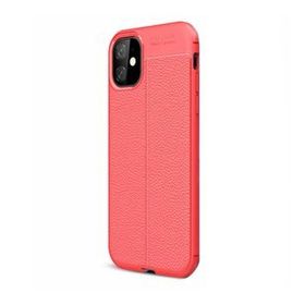 Gpack MHR2451101274 Apple Iphone 11 Pro Niss Deri Görünümlü Silikon Cep Telefonu Kılıf