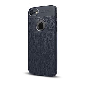 Gpack MHR2589360902 Apple Iphone 7 Niss Deri Görünümlü Arka Koruma Nano Glass Silikon Cep Telefonu Kılıf