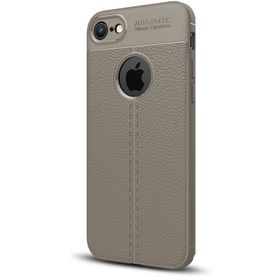 Gpack MHR2589360902 Apple Iphone 7 Niss Deri Görünümlü Arka Koruma Nano Glass Silikon Cep Telefonu Kılıf