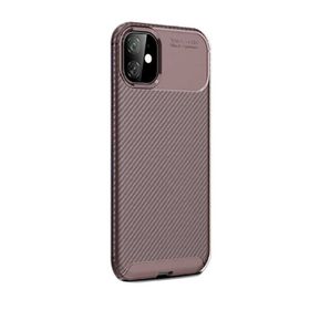Gpack MHR2876643223 Apple Iphone 11 Negro Karbon Dizayn Silikon Cep Telefonu Kılıf