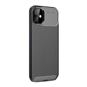 Gpack MHR2876643223 Apple Iphone 11 Negro Karbon Dizayn Silikon Cep Telefonu Kılıf