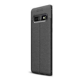 Gpack MHR2902503793 Samsung Galaxy S10 Plus Niss Deri Görünümlü Silikon Cep Telefonu Kılıf