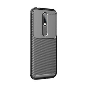 Gpack MHR3248244010 Nokia 4.2 Negro Karbon Dizayn Nano Glass Silikon Cep Telefonu Kılıf