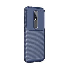 Gpack MHR3248244010 Nokia 4.2 Negro Karbon Dizayn Nano Glass Silikon Cep Telefonu Kılıf