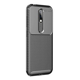 Gpack MHR3248244010 Nokia 4.2 Negro Karbon Dizayn Nano Glass Silikon Cep Telefonu Kılıf