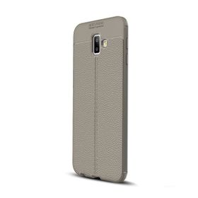 Gpack MHR4753484834 Samsung Galaxy J6 Plus Niss Deri Görünümlü Nano Glass Silikon Cep Telefonu Kılıf