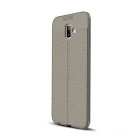 Gpack MHR4753484834 Samsung Galaxy J6 Plus Niss Deri Görünümlü Nano Glass Silikon Cep Telefonu Kılıf
