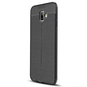 Gpack MHR4753484834 Samsung Galaxy J6 Plus Niss Deri Görünümlü Nano Glass Silikon Cep Telefonu Kılıf