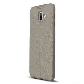 Gpack MHR4753484834 Samsung Galaxy J6 Plus Niss Deri Görünümlü Nano Glass Silikon Cep Telefonu Kılıf