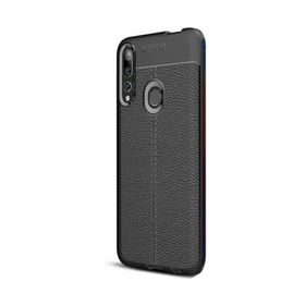Gpack MHR5385587127 Huawei Y9 Prime 2019 Niss Deri Görünümlü Nano Glass Silikon Cep Telefonu Kılıf