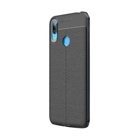 Gpack MHR6782016405 Huawei Y7 Prime 2019 Niss Deri Görünümlü Silikon Cep Telefonu Kılıf