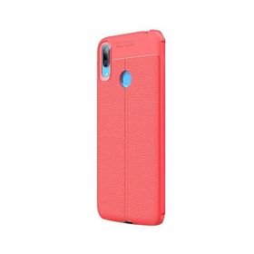 Gpack MHR6782016405 Huawei Y7 Prime 2019 Niss Deri Görünümlü Silikon Cep Telefonu Kılıf