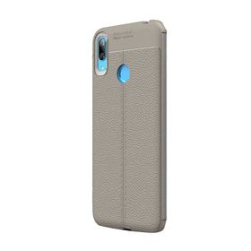 Gpack MHR6782016405 Huawei Y7 Prime 2019 Niss Deri Görünümlü Silikon Cep Telefonu Kılıf