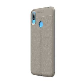 Gpack MHR6782016405 Huawei Y7 Prime 2019 Niss Deri Görünümlü Silikon Cep Telefonu Kılıf