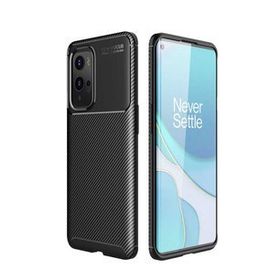 Gpack Oneplus 9 Pro Negro Karbon Görünüm Dizayn Silikon Kahverengi Kılıf