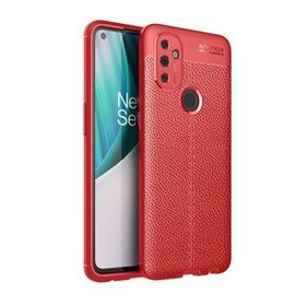 Gpack Oneplus Nord N100 Ravel Silikon Yüzüklü Mıknatıslı Bordo Kılıf