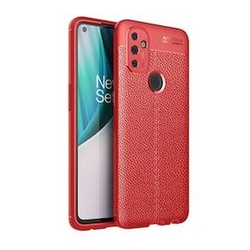 Gpack Oneplus Nord N100 Ravel Silikon Yüzüklü Mıknatıslı Bordo Kılıf