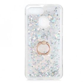 Gpack Oppo A12 Marshmelo Silikon Desenli Arka Kapak Pembe Kılıf
