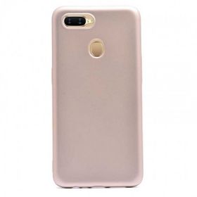 Gpack Oppo A5s Premier Esnek Koruma Nano Glass Kırmızı Silikon Cep Telefonu Kılıf