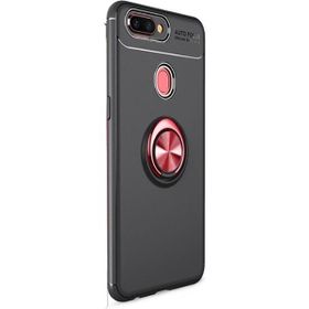 Gpack Oppo A5s Ravel Yüzüklü Mıknatıslı Bordo Silikon Cep Telefonu Kılıf