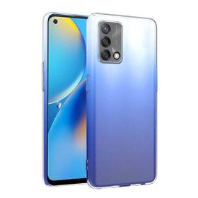 Gpack Oppo A74 4G Süper Silikon Kamera Korumalı Şeffaf Kılıf