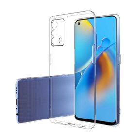 Gpack Oppo A74 4G Süper Silikon Kamera Korumalı Şeffaf Kılıf