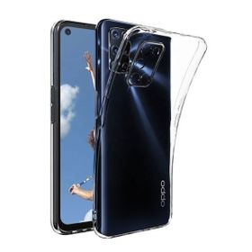 Gpack Oppo A92 Kamera Korumalı Şeffaf Silikon Şeffaf Kılıf
