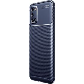 Gpack Oppo A92 Negro Karbon Dizayn Silikon Lacivert Kılıf