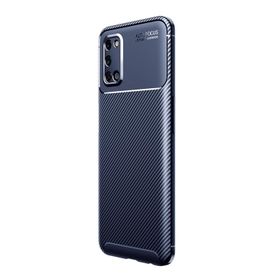 Gpack Oppo A92 Negro Karbon Dizayn Silikon Lacivert Kılıf