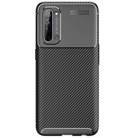 Gpack Oppo Reno 3 Negro Karbon Dizayn Silikon Siyah Kılıf