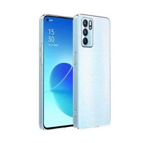 Gpack Oppo Reno 6 Süper Silikon Kamera Korumalı Şeffaf Cep Telefonu Kılıfı