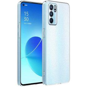 Gpack Oppo Reno 6 Süper Silikon Kamera Korumalı Şeffaf Cep Telefonu Kılıfı