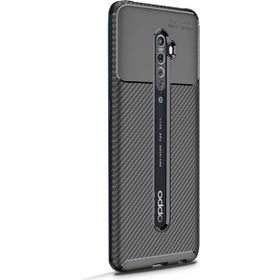 Gpack Oppo Reno Negro Karbon Dizayn Silikon Kılıf