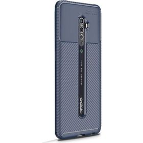 Gpack Oppo Reno Negro Karbon Dizayn Silikon Kılıf