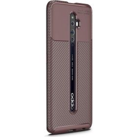 Gpack Oppo Reno Negro Karbon Dizayn Silikon Kılıf