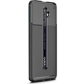 Gpack Oppo Reno Negro Karbon Dizayn Silikon Kılıf