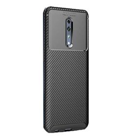 Gpack Oppo Reno Negro Karbon Dizayn Siyah Silikon Kılıf