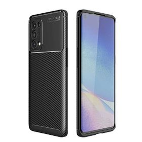 Gpack Oppo Reno Negro Karbon Dizayn Siyah Silikon Kılıf