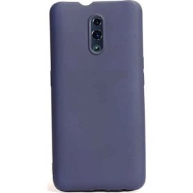 Gpack Oppo Reno Premier Esnek Arka Koruma Lacivert Silikon Kılıf