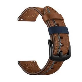 Gpack Realme Watch S Pro Nubuk Deri Görünüm Dikişli KRD 19 Koyu Yeşil Kordon