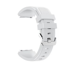 Gpack Realme Watch S Pro Silikon Çizgili Kancalı Beyaz Kordon