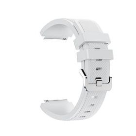 Gpack Realme Watch S Pro Silikon Çizgili Kancalı Beyaz Kordon