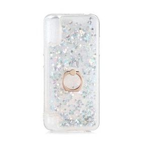 Gpack Samsung Galaxy A01 Milce Sulu Yüzüklü Silikon Arka Kapak Gold Kılıf