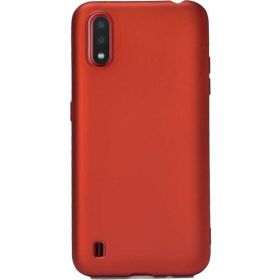 Gpack Samsung Galaxy A01 Premier Esnek Koruma Kırmızı Silikon Cep Telefonu Kılıf