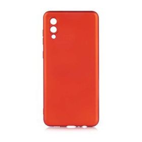 Gpack Samsung Galaxy A02 Premier Mat Soft Silikon Kırmızı Cep Telefonu Kılıfı