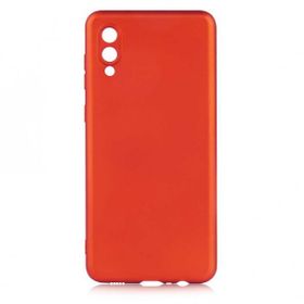 Gpack Samsung Galaxy A02 Premier Mat Soft Silikon Kırmızı Cep Telefonu Kılıfı