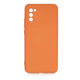 Gpack Samsung Galaxy A02S Mara Mat Soft Kamera Korumalı Lansman Kırmızı Cep Telefonu Kılıfı